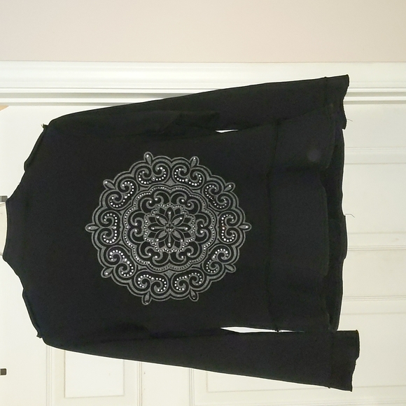 LDS large black jacket by Lili&Q - Picture 2 of 3